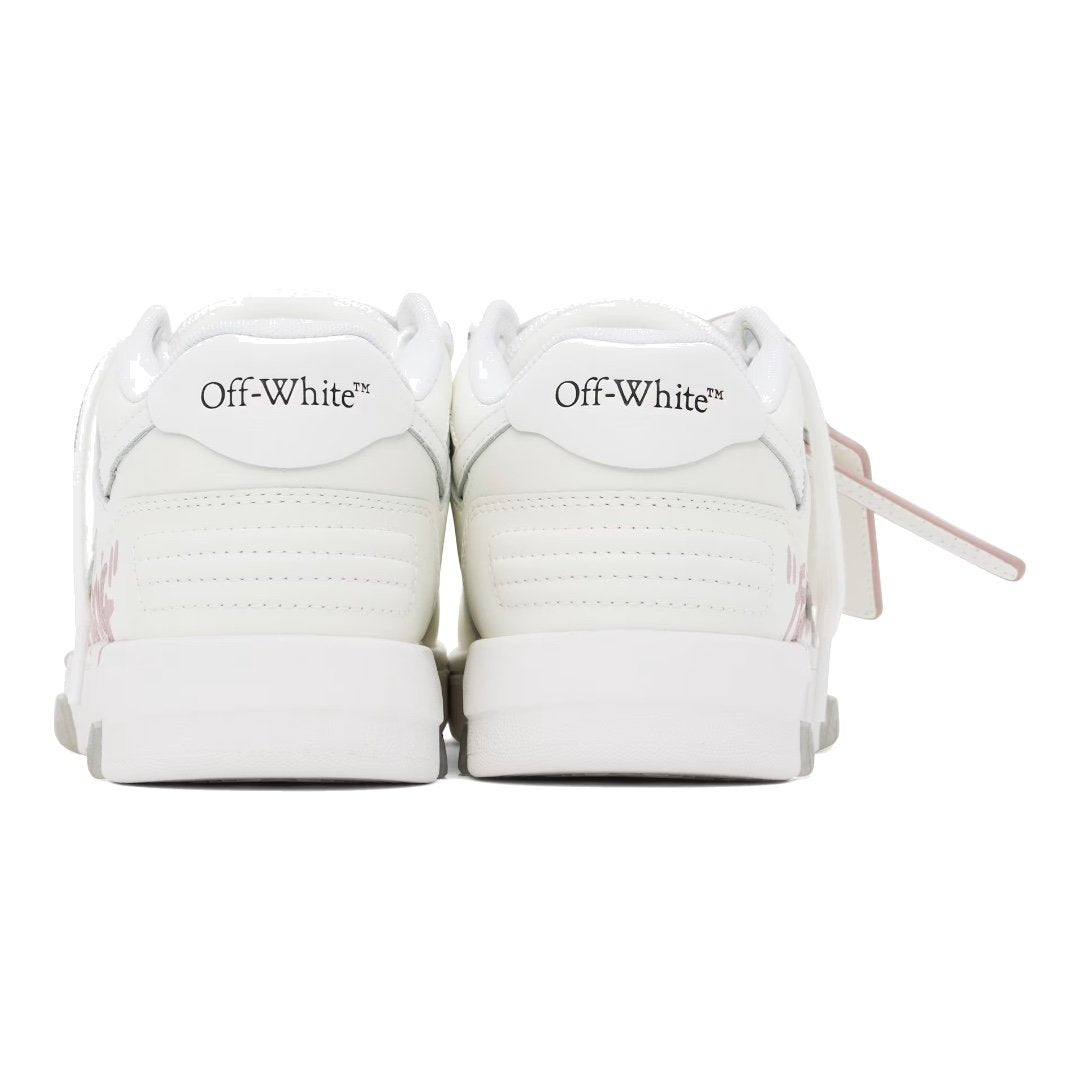 OFF-WHITE Out Of Office Sneaker Weiß Pink: Stilvoller Streetwear-Schuh für Komfort