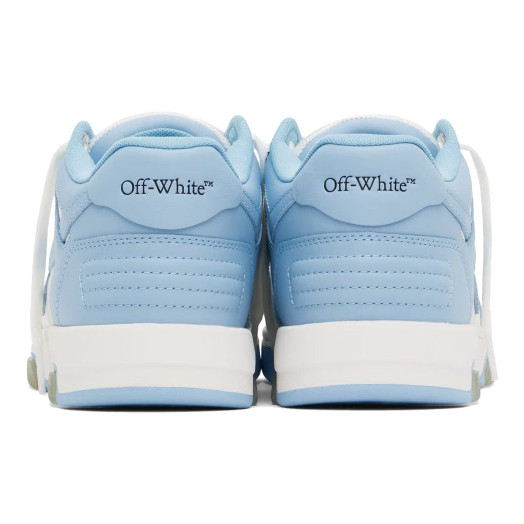 Off-White Out Of Office Sneaker Weiß Blau: Stilvolle Hybrid-Lederschuhe für Herren