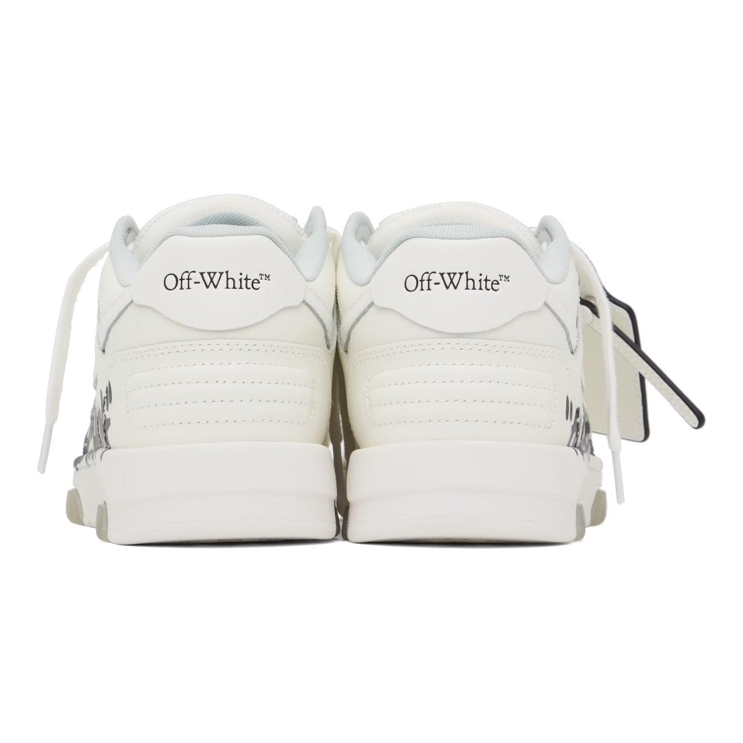 Off-White Out Of Office "For Walking" Weiße Leder Sneaker Herren Streetstyle
