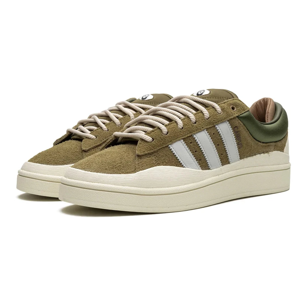 Adidas Campus Bad Bunny 'Light Olive' Exklusiver Wildleder Sneaker Stilvoller Komfort