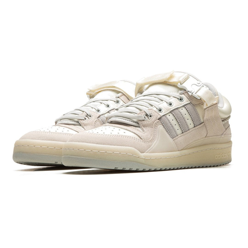 Adidas Forum Low Bad Bunny Weiß Kollaboration Sneaker – Chunky Leder Design