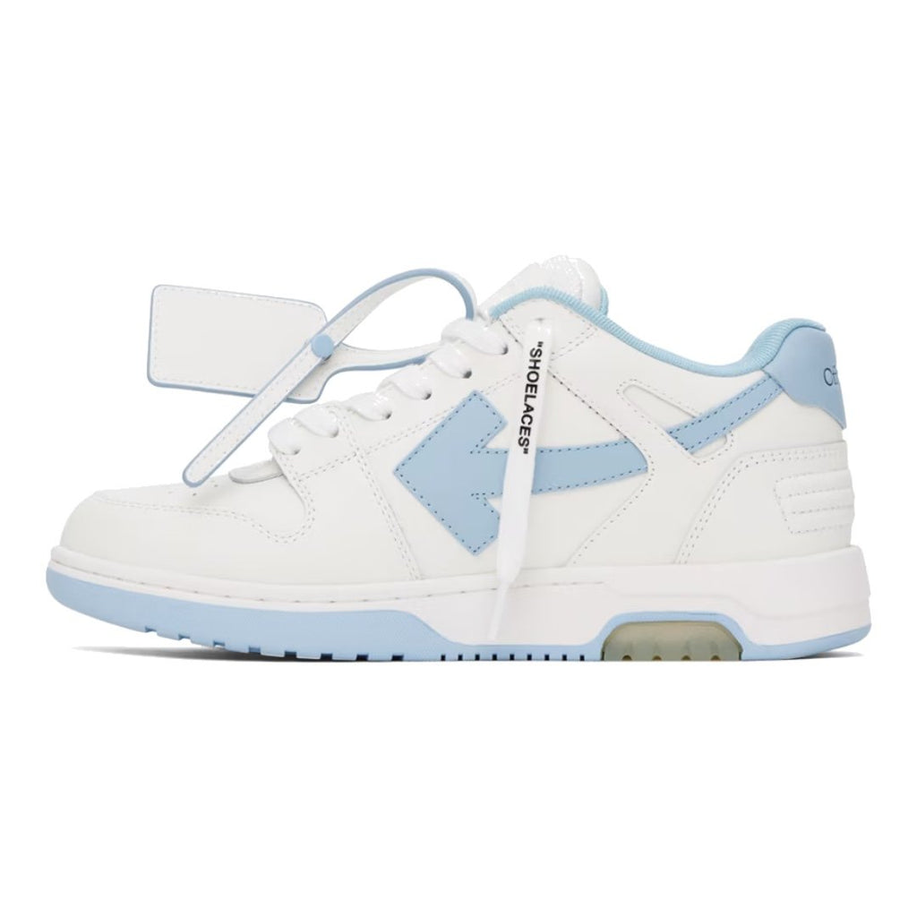 Off-White Out Of Office Weiß Blau Premium Designer Sneaker Luxus Streetwear