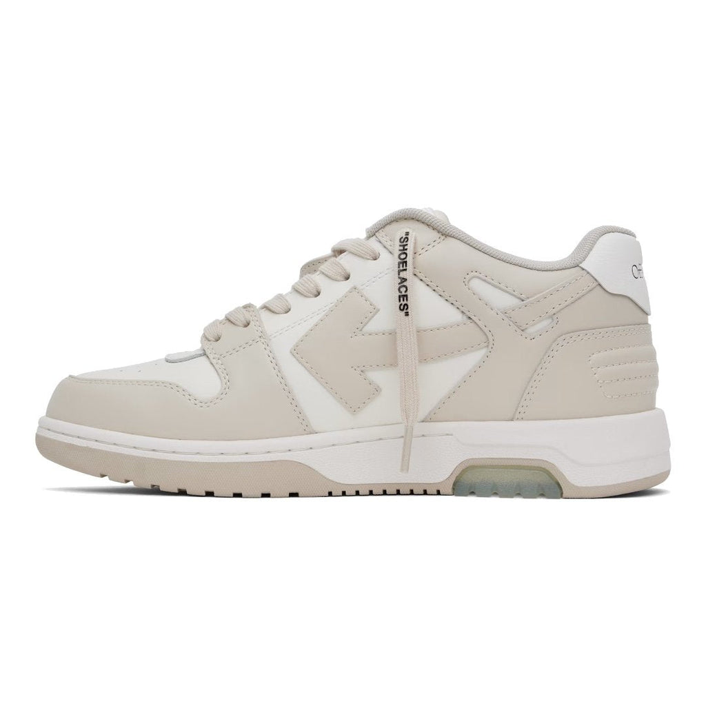 OFF-WHITE Out Of Office Sneaker Weiß Beige: Stilvoller Hybrid-Freizeitschuh für Herren
