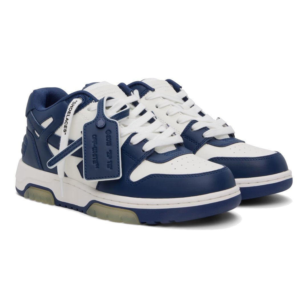 Off-White Out Of Office Weiß Marineblau Designer Herren Sneaker