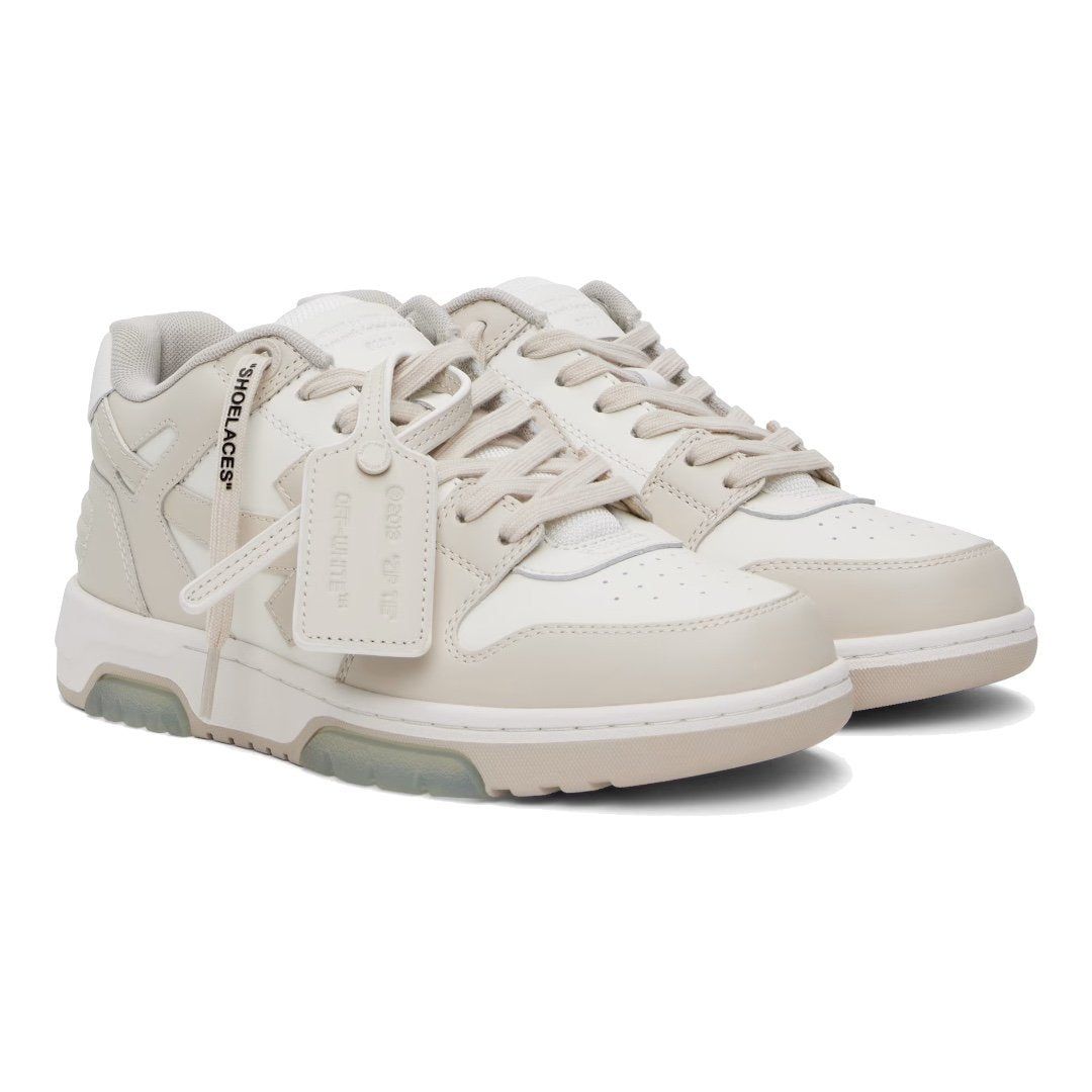 OFF-WHITE Out Of Office Sneaker Weiß Beige: Stilvoller Hybrid-Freizeitschuh für Herren