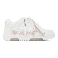 OFF-WHITE Out Of Office Sneaker Weiß Pink: Stilvoller Streetwear-Schuh für Komfort