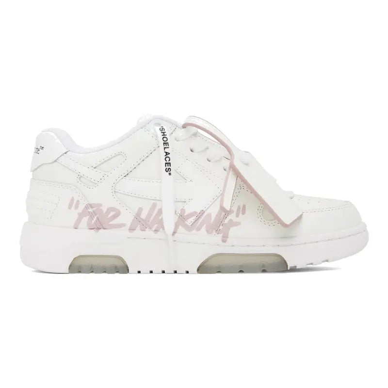 OFF-WHITE Out Of Office Sneaker Weiß Pink: Stilvoller Streetwear-Schuh für Komfort