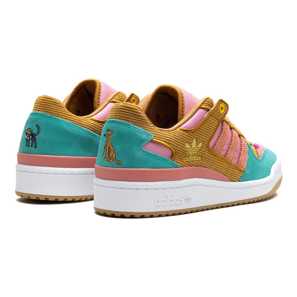 Adidas Forum Low CL "Simpsons Wohnzimmer" Kult-Sneaker – Detailreiches Sammlerstück