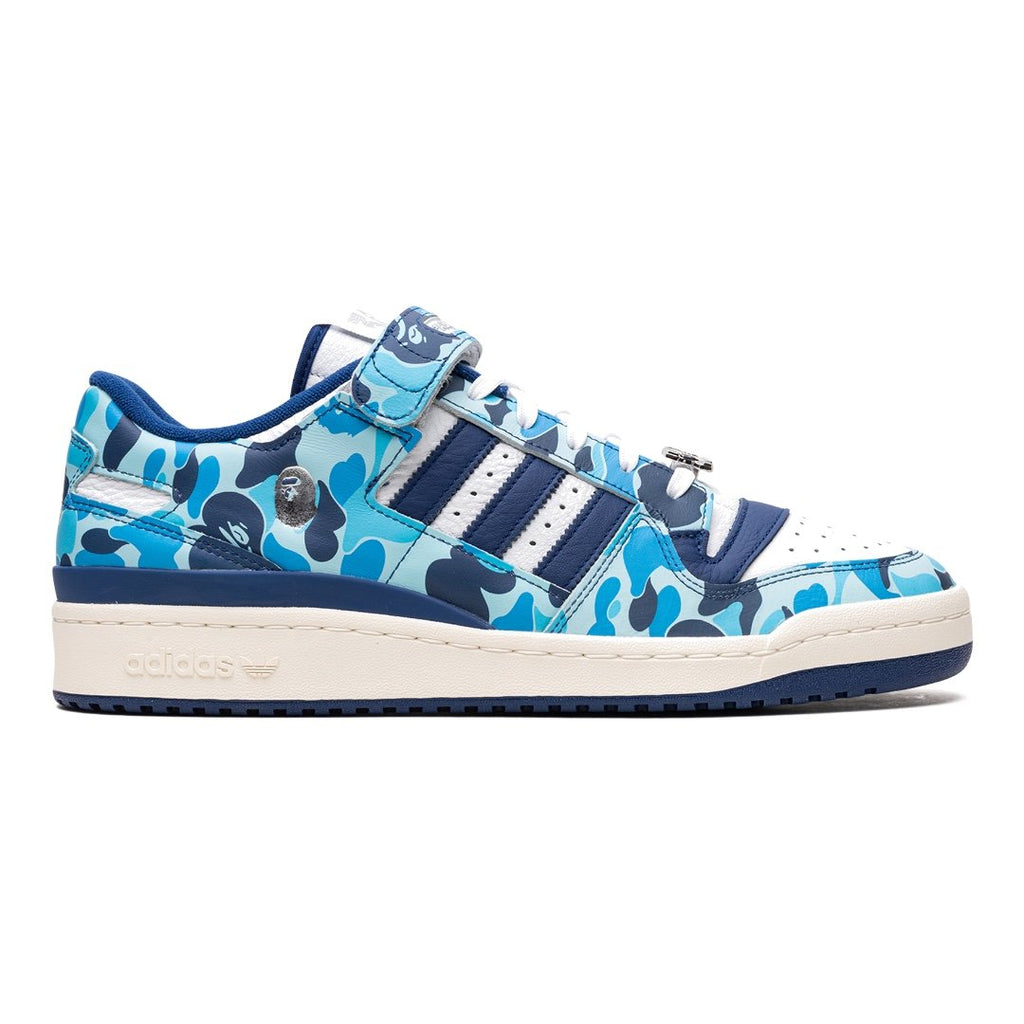 Adidas Forum '84 Low BAPE 30 Jahre Jubiläum Blau Camo Turnschuh Sammlerstück