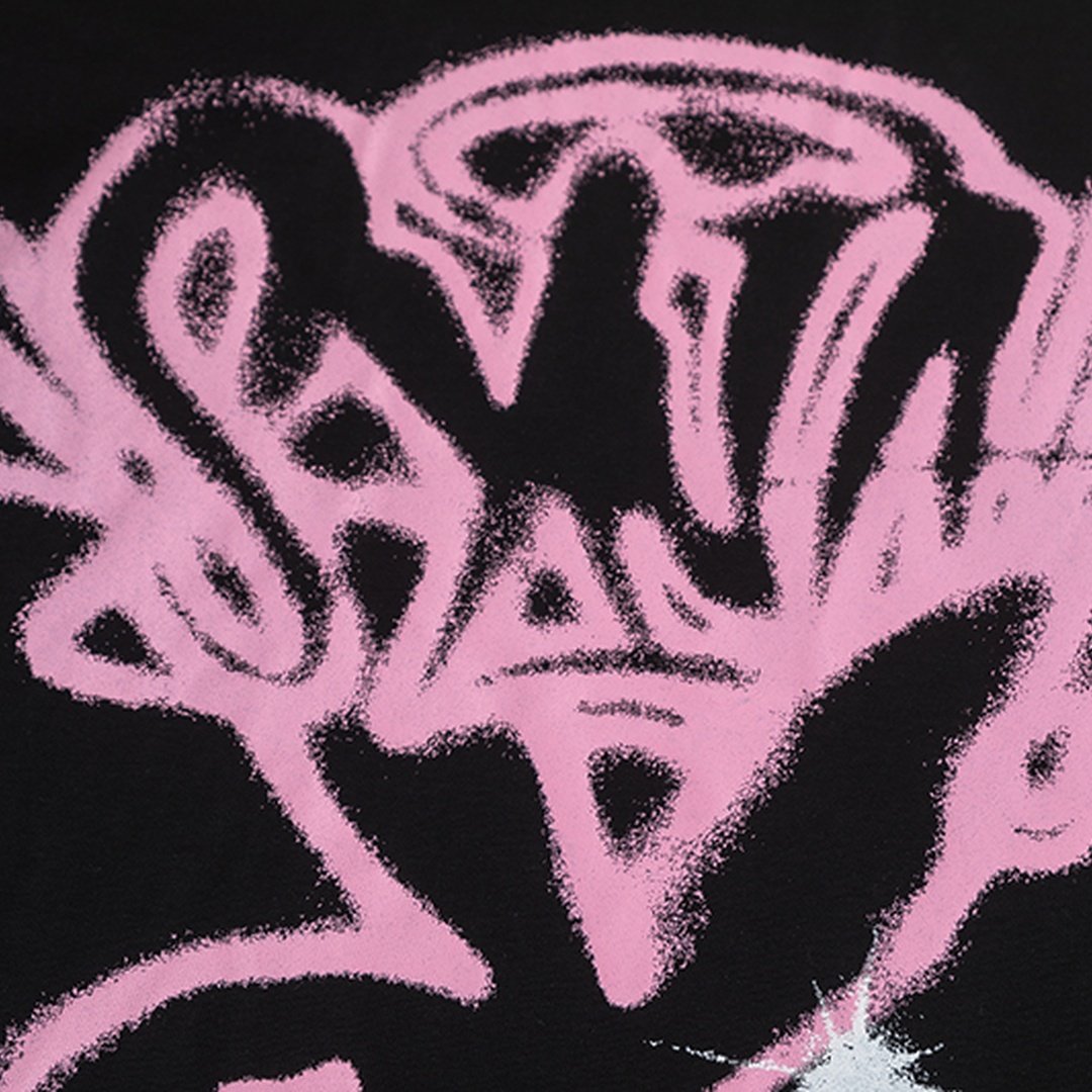 Syna World Hasen-Motiv T-Shirt: Stylisches Baumwollshirt für Streetwear-Fans, Unisex