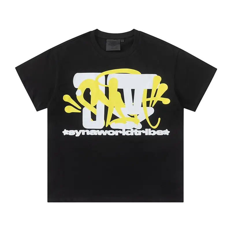 Exklusives Syna World Streetwear T-Shirt – Urbaner Style, Baumwollkomfort, Central Cee Design